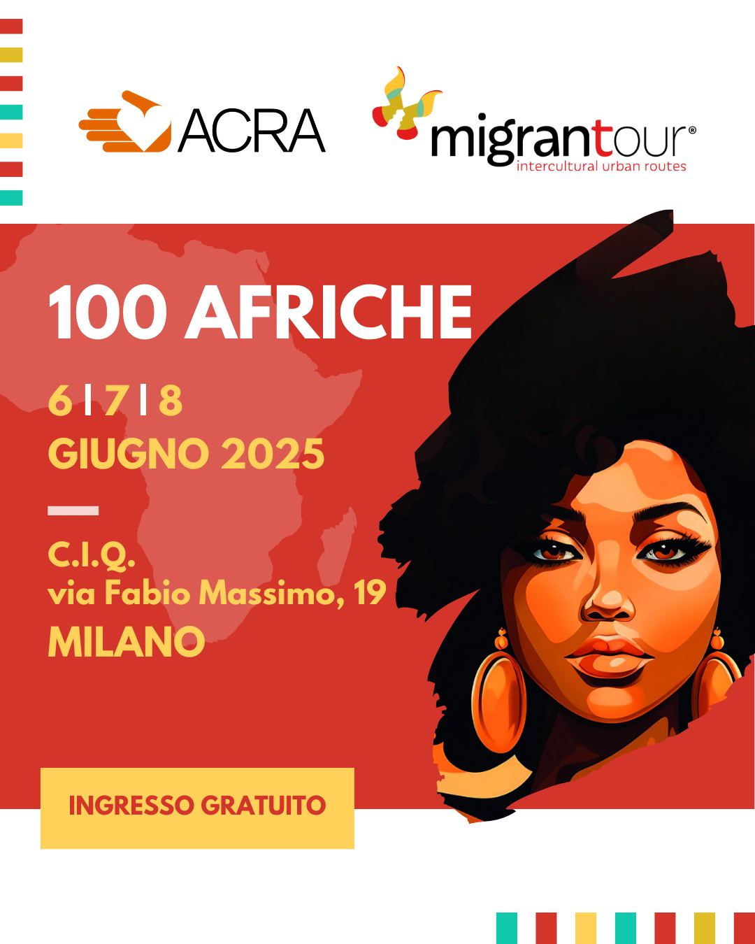 acra e migrantour Milano a 100Afriche