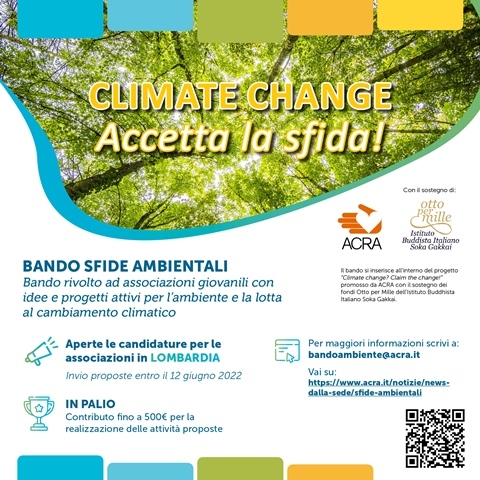 bando sfide ambientali lombardia ACRA